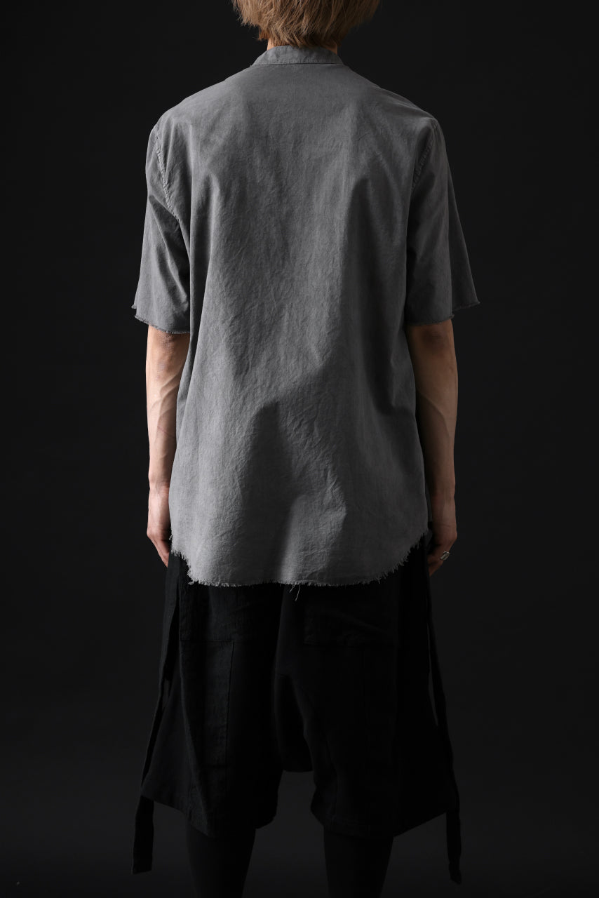 画像をギャラリービューアに読み込む, daub DYEING MINIMAL SS SHIRT / ORGANIC COTTON (GREY)