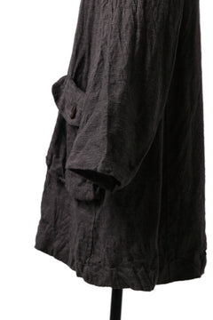 画像をギャラリービューアに読み込む, YUTA MATSUOKA work shirt jacket / brushed linen canvas (brown)