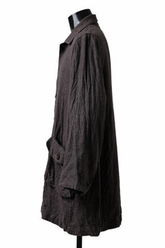 画像をギャラリービューアに読み込む, YUTA MATSUOKA work shirt jacket / brushed linen canvas (brown)