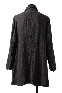 画像をギャラリービューアに読み込む, YUTA MATSUOKA work shirt jacket / brushed linen canvas (brown)