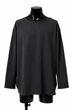 画像をギャラリービューアに読み込む, ISAMU KATAYAMA BACKLASH ROUND HEM L/S TOPS / STRETCH HEAT STORAGE FLEECE (GREY)