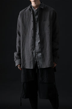 画像をギャラリービューアに読み込む, daub DYEING MINIMAL SS SHIRT / ORGANIC COTTON (GREY)