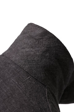 画像をギャラリービューアに読み込む, YUTA MATSUOKA work shirt jacket / brushed linen canvas (brown)