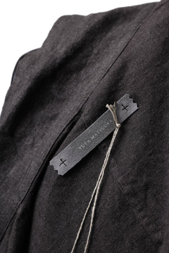 画像をギャラリービューアに読み込む, YUTA MATSUOKA work shirt jacket / brushed linen canvas (brown)