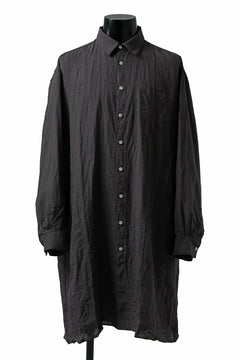 画像をギャラリービューアに読み込む, YUTA MATSUOKA long shirt / dead stock broad linen (brown)