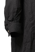 画像をギャラリービューアに読み込む, YUTA MATSUOKA long shirt / dead stock broad linen (brown)