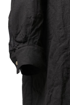 画像をギャラリービューアに読み込む, YUTA MATSUOKA long shirt / dead stock broad linen (brown)