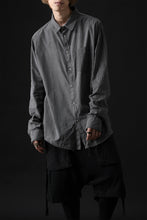 Load image into Gallery viewer, daub DYEING PLAIN SHIRT / ORGANIC COTTON (GREY)