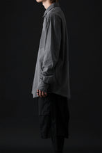 Load image into Gallery viewer, daub DYEING PLAIN SHIRT / ORGANIC COTTON (GREY)