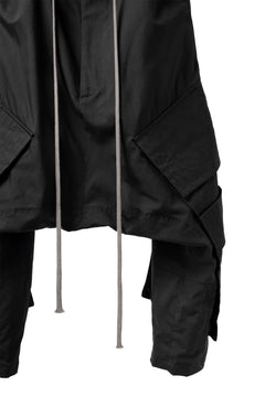 画像をギャラリービューアに読み込む, A.F ARTEFACT D-CLOTCH BIG CARGO CROPPED PANTS (BLACK)