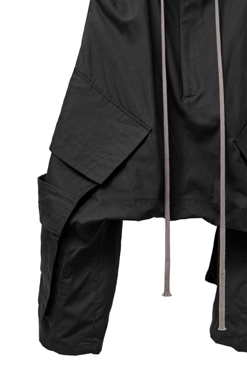画像をギャラリービューアに読み込む, A.F ARTEFACT D-CLOTCH BIG CARGO CROPPED PANTS (BLACK)