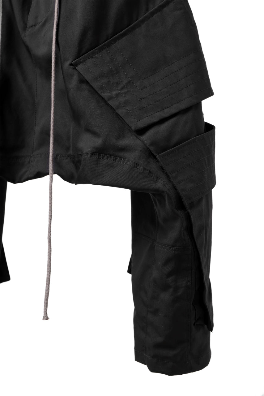 画像をギャラリービューアに読み込む, A.F ARTEFACT D-CLOTCH BIG CARGO CROPPED PANTS (BLACK)