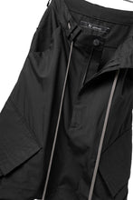 画像をギャラリービューアに読み込む, A.F ARTEFACT D-CLOTCH BIG CARGO CROPPED PANTS (BLACK)