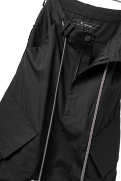 画像をギャラリービューアに読み込む, A.F ARTEFACT D-CLOTCH BIG CARGO CROPPED PANTS (BLACK)