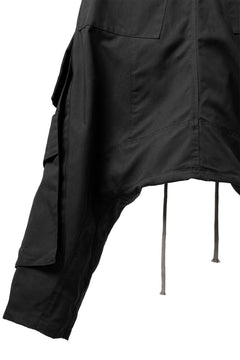 画像をギャラリービューアに読み込む, A.F ARTEFACT D-CLOTCH BIG CARGO CROPPED PANTS (BLACK)