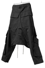 画像をギャラリービューアに読み込む, A.F ARTEFACT D-CLOTCH BIG CARGO CROPPED PANTS (BLACK)