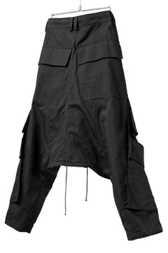 画像をギャラリービューアに読み込む, A.F ARTEFACT D-CLOTCH BIG CARGO CROPPED PANTS (BLACK)