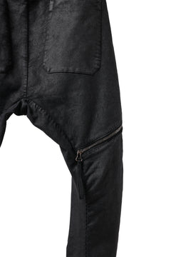 画像をギャラリービューアに読み込む, masnada ICONIC ZIP PANTS / STRETCH REPURPOSED COTTON (SMEARED BLACK)