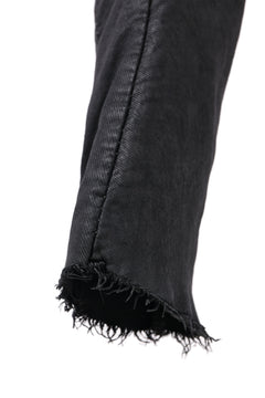 画像をギャラリービューアに読み込む, masnada ICONIC ZIP PANTS / STRETCH REPURPOSED COTTON (SMEARED BLACK)