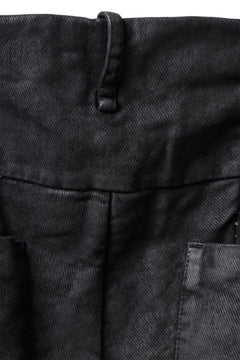 画像をギャラリービューアに読み込む, masnada ICONIC ZIP PANTS / STRETCH REPURPOSED COTTON (SMEARED BLACK)