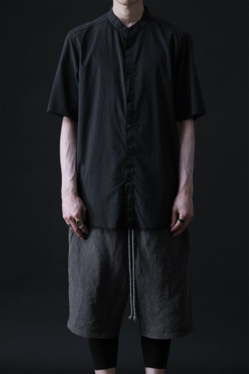 画像をギャラリービューアに読み込む, daub DYEING MINIMAL SS SHIRT / ORGANIC COTTON (BLACK)