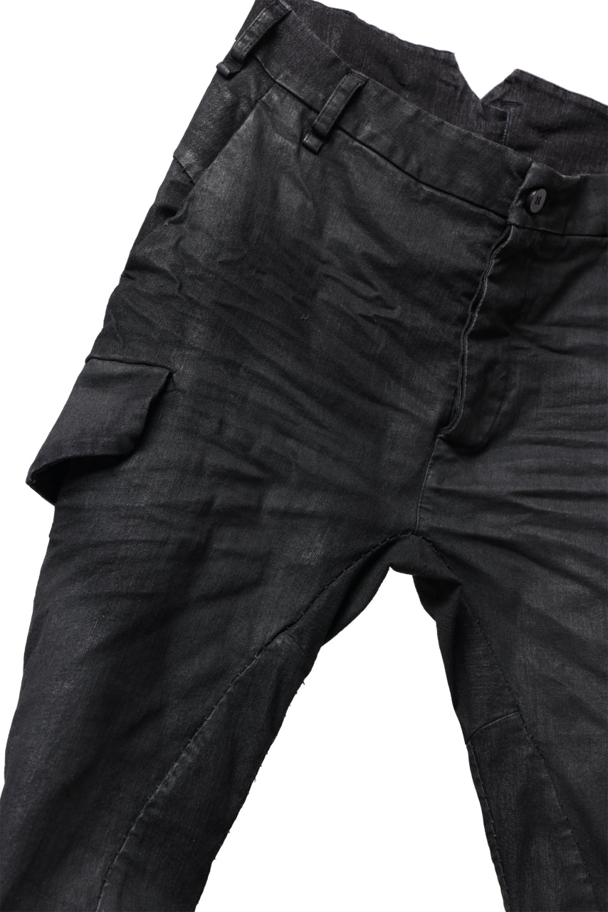 画像をギャラリービューアに読み込む, masnada SLIM JEANS / REPURPOSED STRETCH (BLACK HAND SMEARED RESIN)