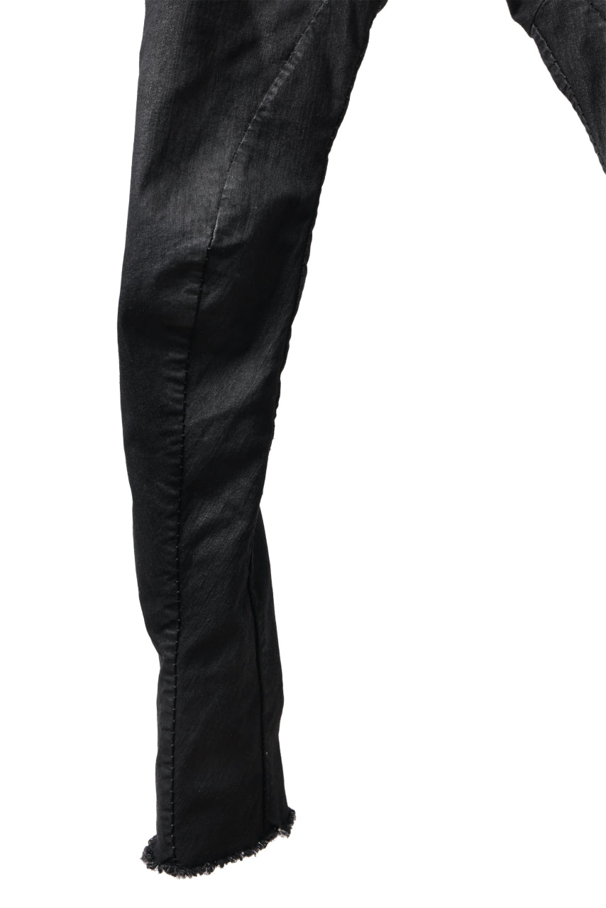 画像をギャラリービューアに読み込む, masnada SLIM JEANS / REPURPOSED STRETCH (BLACK HAND SMEARED RESIN)