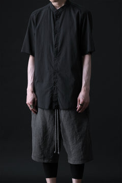画像をギャラリービューアに読み込む, daub DYEING MINIMAL SS SHIRT / ORGANIC COTTON (BLACK)