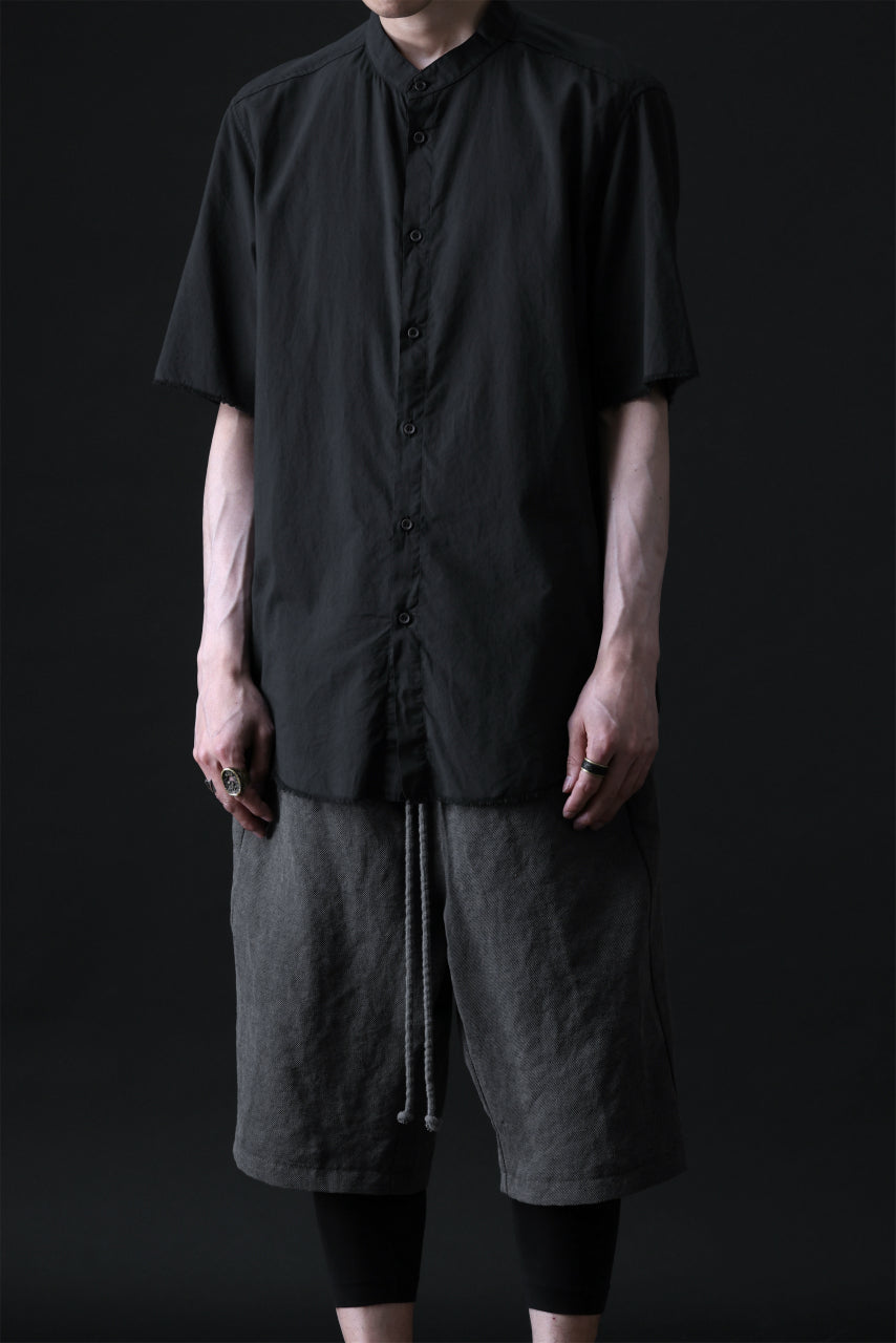 画像をギャラリービューアに読み込む, daub DYEING MINIMAL SS SHIRT / ORGANIC COTTON (BLACK)