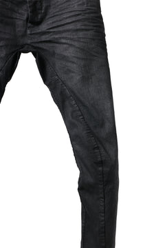 画像をギャラリービューアに読み込む, masnada SLIM JEANS / REPURPOSED STRETCH (BLACK HAND SMEARED RESIN)