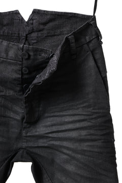 画像をギャラリービューアに読み込む, masnada SLIM JEANS / REPURPOSED STRETCH (BLACK HAND SMEARED RESIN)