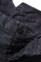 画像をギャラリービューアに読み込む, masnada SLIM JEANS / REPURPOSED STRETCH (BLACK HAND SMEARED RESIN)