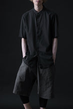 画像をギャラリービューアに読み込む, daub DYEING MINIMAL SS SHIRT / ORGANIC COTTON (BLACK)