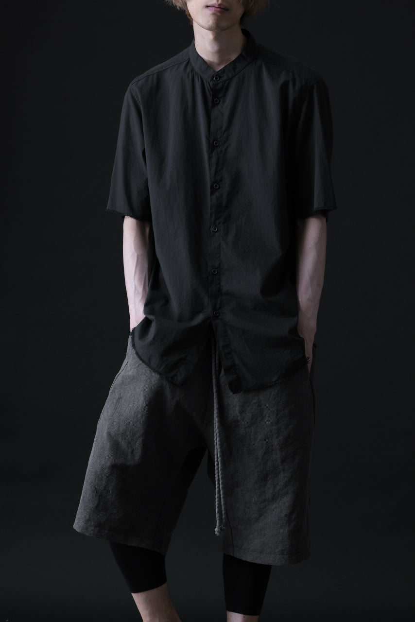 画像をギャラリービューアに読み込む, daub DYEING MINIMAL SS SHIRT / ORGANIC COTTON (BLACK)