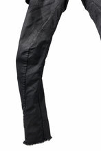 画像をギャラリービューアに読み込む, masnada SLIM JEANS / REPURPOSED STRETCH (BLACK HAND SMEARED RESIN)