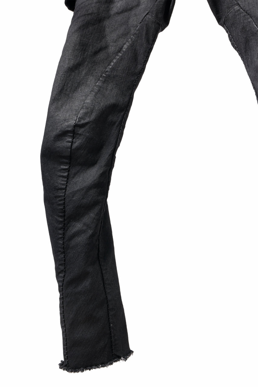 画像をギャラリービューアに読み込む, masnada SLIM JEANS / REPURPOSED STRETCH (BLACK HAND SMEARED RESIN)