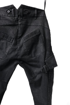 画像をギャラリービューアに読み込む, masnada SLIM JEANS / REPURPOSED STRETCH (BLACK HAND SMEARED RESIN)