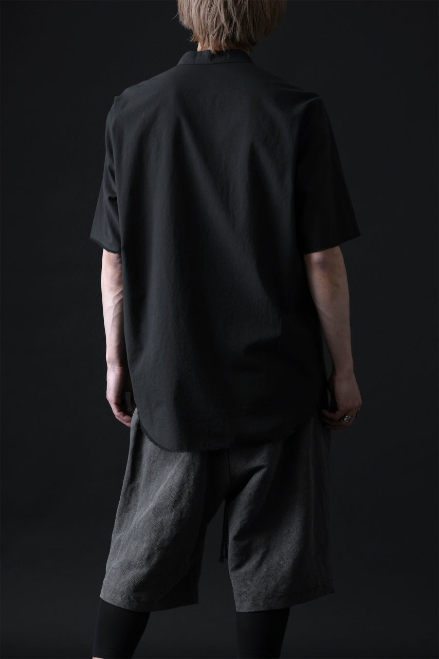 画像をギャラリービューアに読み込む, daub DYEING MINIMAL SS SHIRT / ORGANIC COTTON (BLACK)