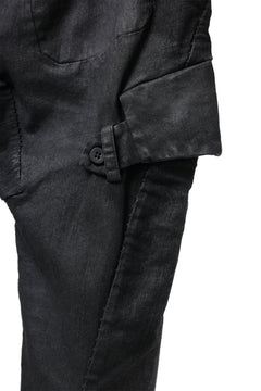 画像をギャラリービューアに読み込む, masnada SLIM JEANS / REPURPOSED STRETCH (BLACK HAND SMEARED RESIN)