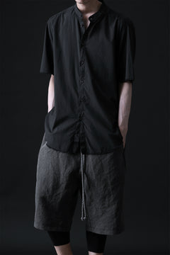 画像をギャラリービューアに読み込む, daub DYEING MINIMAL SS SHIRT / ORGANIC COTTON (BLACK)