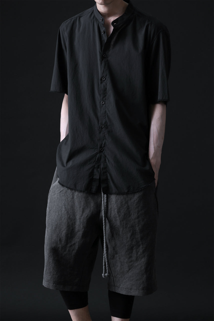 画像をギャラリービューアに読み込む, daub DYEING MINIMAL SS SHIRT / ORGANIC COTTON (BLACK)