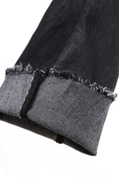 画像をギャラリービューアに読み込む, masnada SLIM JEANS / REPURPOSED STRETCH (BLACK HAND SMEARED RESIN)