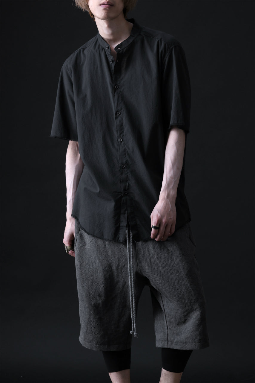 画像をギャラリービューアに読み込む, daub DYEING MINIMAL SS SHIRT / ORGANIC COTTON (BLACK)