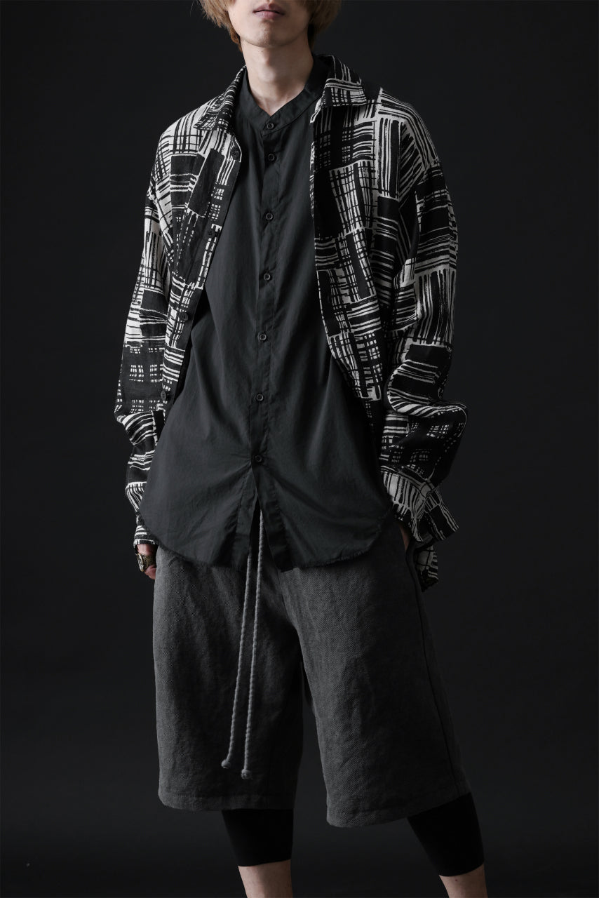 画像をギャラリービューアに読み込む, daub DYEING MINIMAL SS SHIRT / ORGANIC COTTON (BLACK)