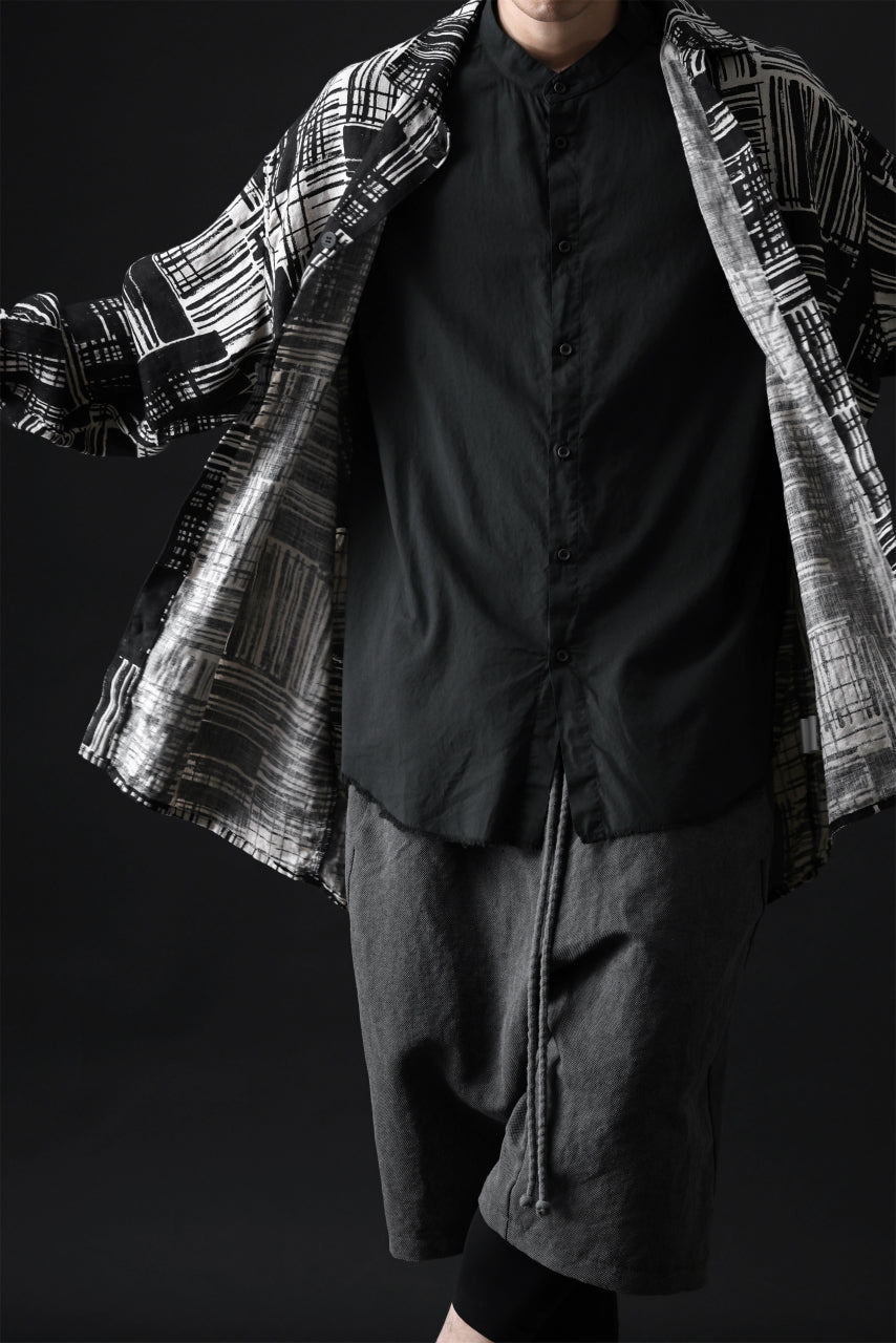 画像をギャラリービューアに読み込む, daub DYEING MINIMAL SS SHIRT / ORGANIC COTTON (BLACK)