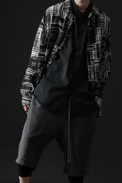 画像をギャラリービューアに読み込む, daub DYEING MINIMAL SS SHIRT / ORGANIC COTTON (BLACK)