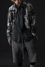 画像をギャラリービューアに読み込む, daub DYEING MINIMAL SS SHIRT / ORGANIC COTTON (BLACK)