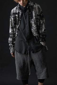 画像をギャラリービューアに読み込む, daub DYEING MINIMAL SS SHIRT / ORGANIC COTTON (BLACK)