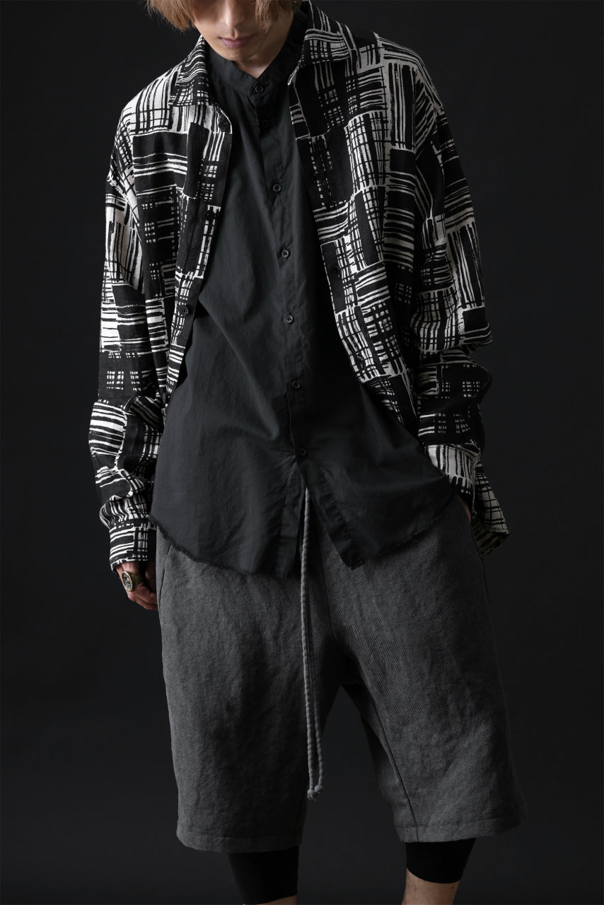 画像をギャラリービューアに読み込む, daub DYEING MINIMAL SS SHIRT / ORGANIC COTTON (BLACK)