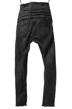 画像をギャラリービューアに読み込む, masnada BAGGY JEANS / REPURPOSED STRETCH (BLACK HAND SMEARED RESIN)